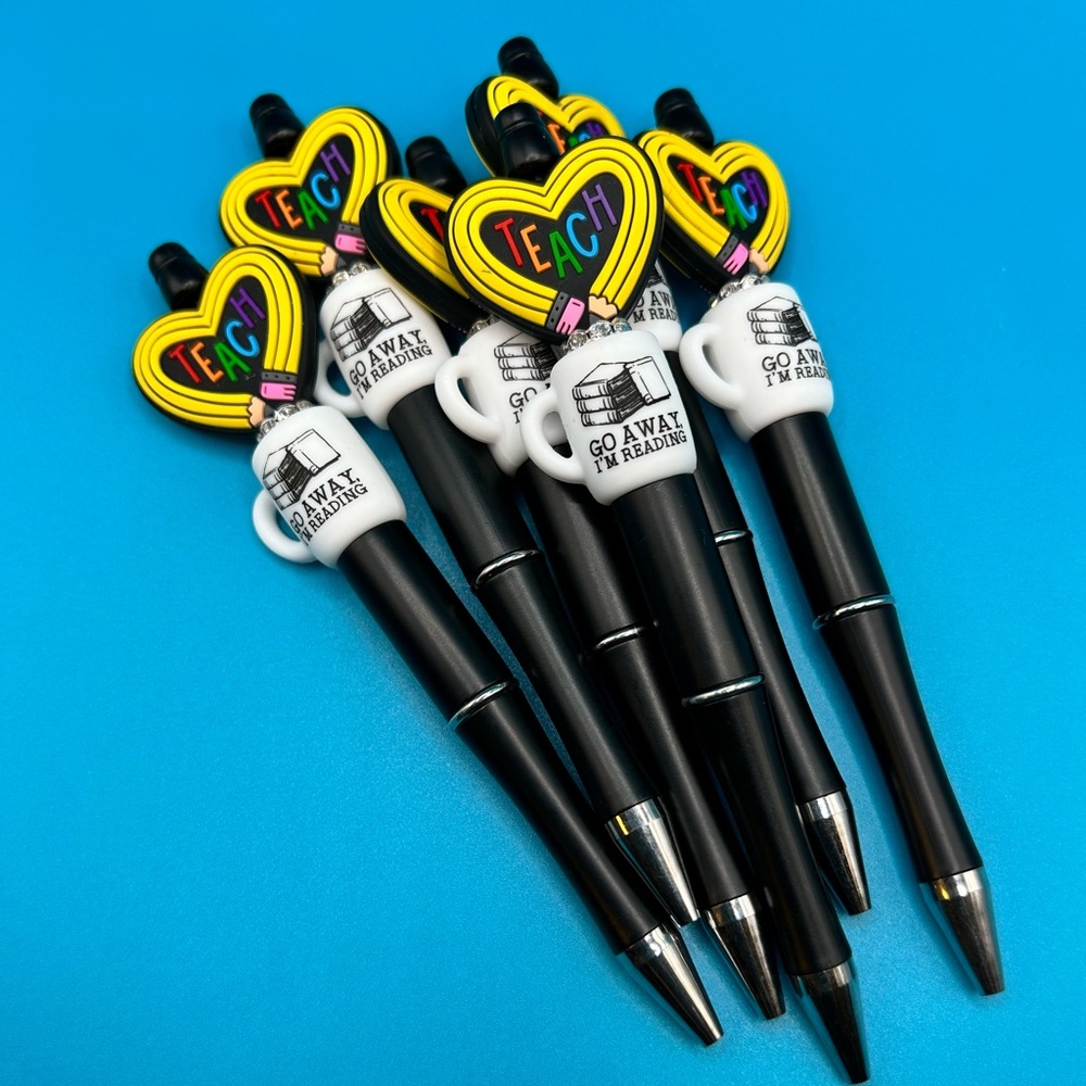 Teacher 🍎 Beaded Pen